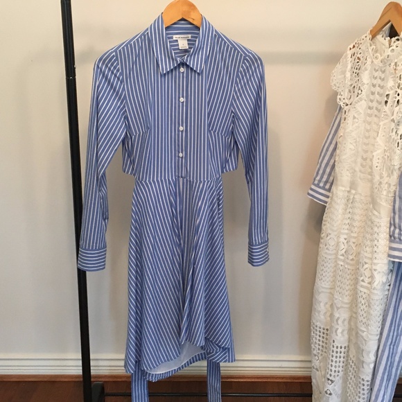 Club Monaco Shapira Striped Shirt Dress Neiman - Picture 1 of 7